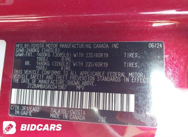 2024 Lexus RX — VIN 2T2BAMBA5RC041967, şəkil 9