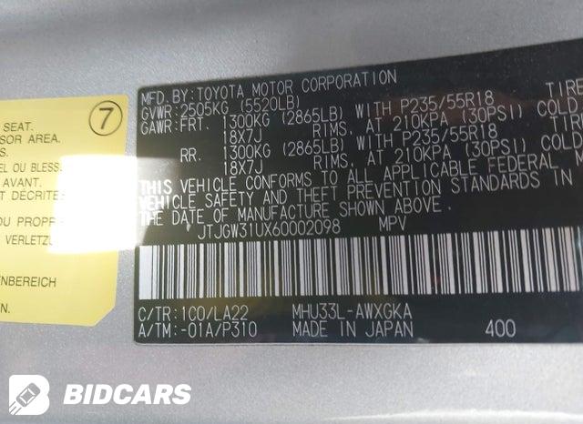 JTJGW31UX60002098 2006 Lexus RX photo no. 9