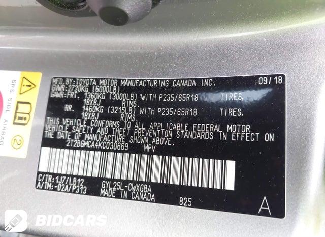 2T2BGMCA4KC030669 2019 Lexus RX photo no. 9