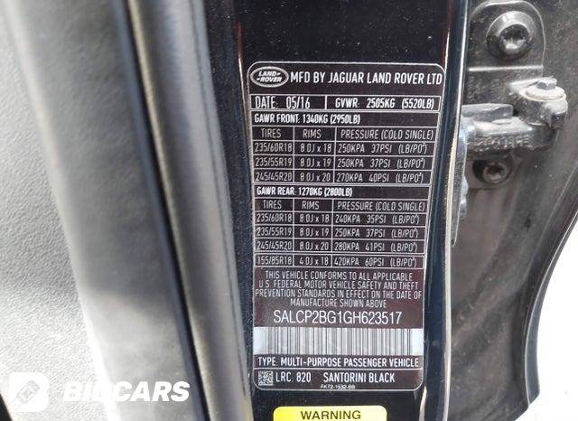 SALCP2BG1GH623517 2016 Land Rover Discovery photo no. 9