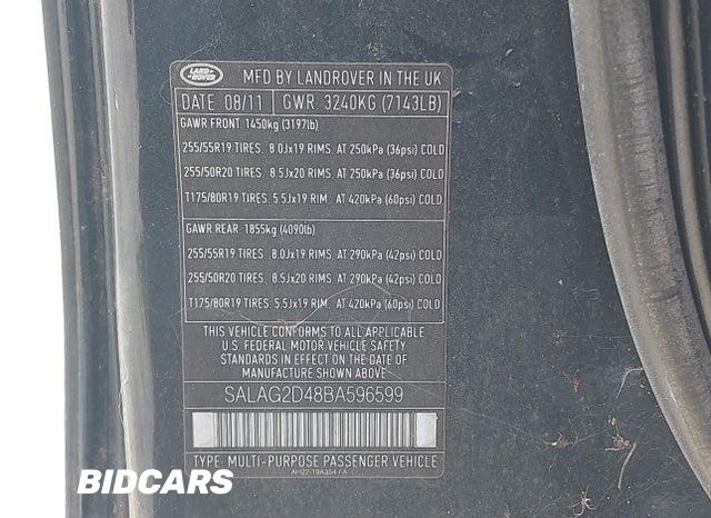SALAG2D48BA596599 2011 Land Rover LR4 photo no. 9