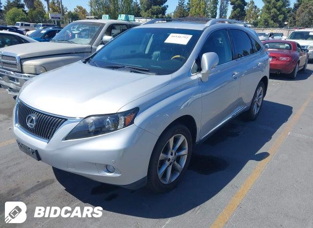 2T2ZK1BA6CC085543 2012 Lexus RX photo no. 2