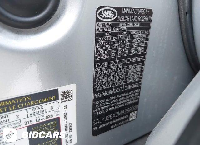 SALYJ2EX2MA298920 2021 Land Rover Range Rover photo no. 9