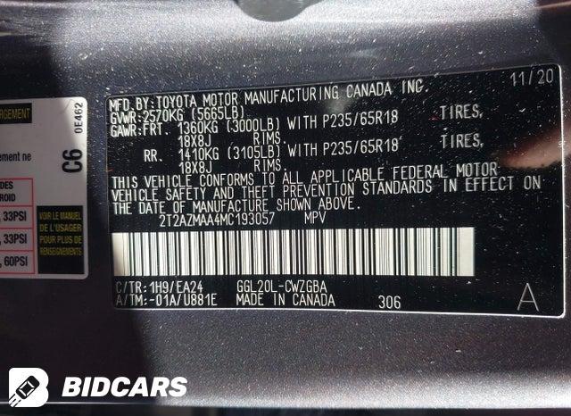 2021 Lexus RX — VIN 2T2AZMAA4MC193057, şəkil 9