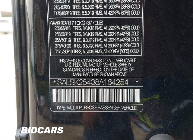 SALSK25438A164254 2008 Land Rover Range Rover photo no. 9