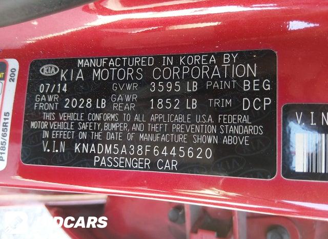 KNADM5A38F6445620 2015 KIA Rio photo no. 9