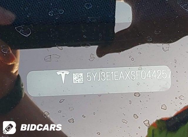 2025 Tesla MODEL 3 — VIN 5YJ3E1EAXSF044257, şəkil 9