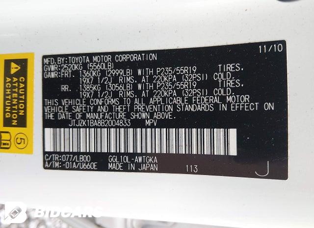 JTJZK1BA8B2004833 2011 Lexus RX photo no. 9