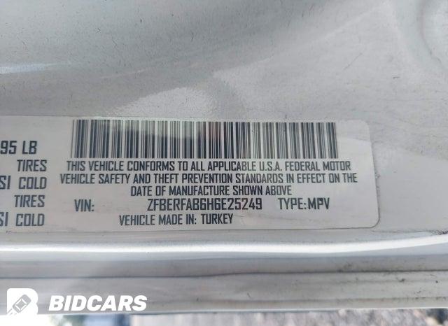 2017 RAM Promaster — VIN ZFBERFAB6H6E25249, şəkil 9