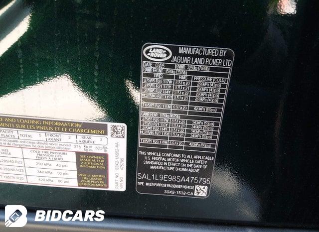 2025 Land Rover Range Rover — VIN SAL1L9E98SA475795, şəkil 9