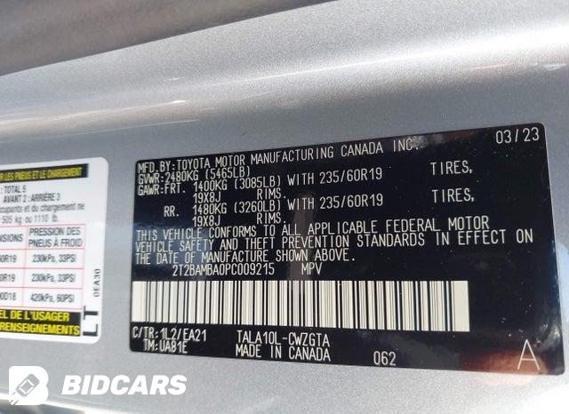 2023 Lexus RX — VIN 2T2BAMBA0PC009215, şəkil 9