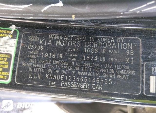 KNADE123666146535 2006 KIA Rio photo no. 9