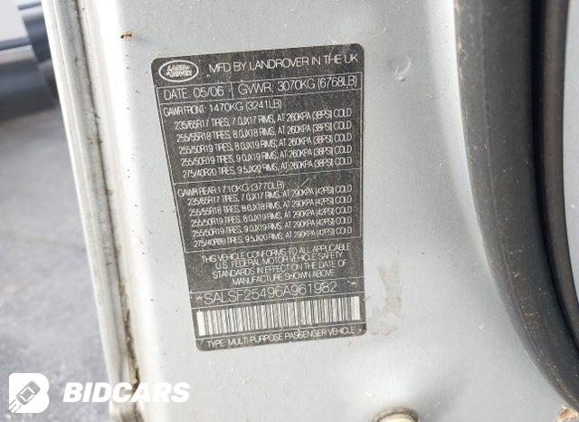 SALSF25496A961982 2006 Land Rover Range Rover photo no. 9