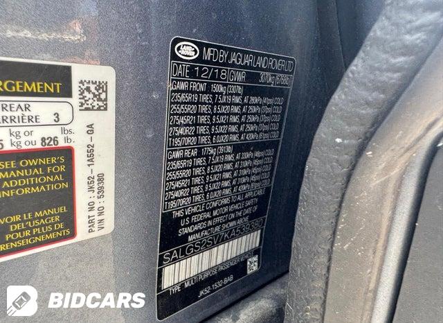 SALGS2SV7KA539380 2019 Land Rover Range Rover photo no. 9