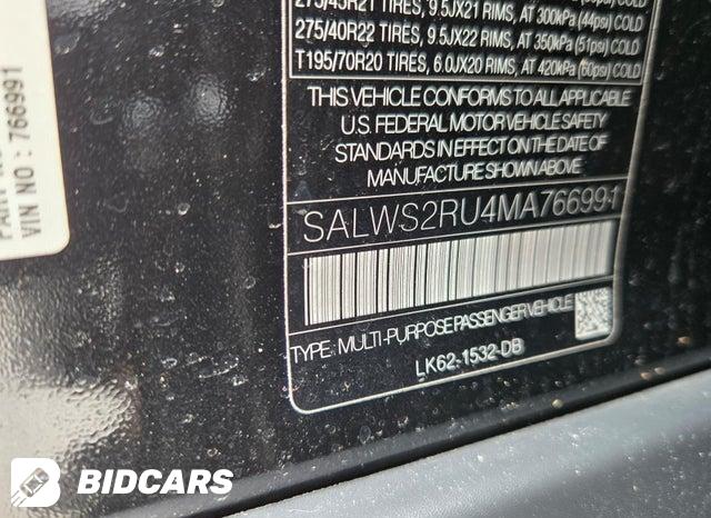 SALWS2RU4MA766991 2021 Land Rover Range Rover photo no. 9