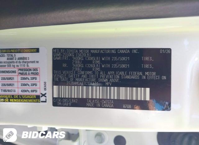 2026 Lexus RX — VIN 2T2BAMCAXTC134411, şəkil 9