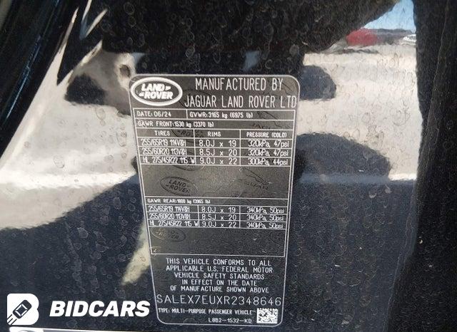 2024 Land Rover Defender — VIN SALEX7EUXR2348646, şəkil 9