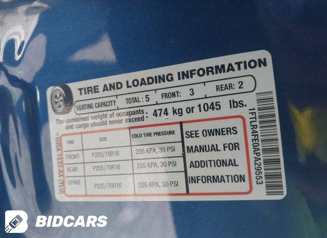 1FTLR4FE0APA29553 2010 Ford Ranger photo no. 9