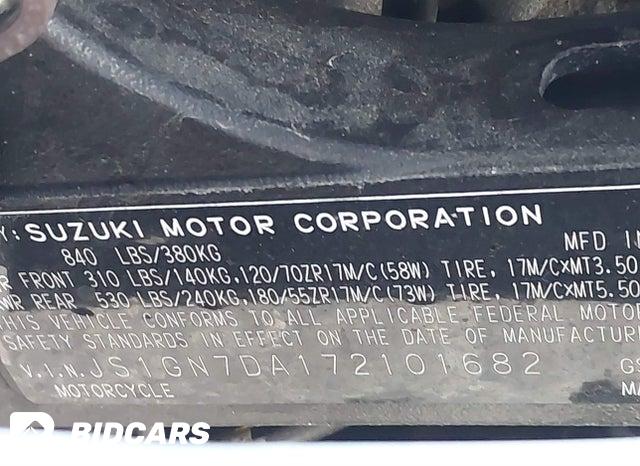 JS1GN7DA172101682 2007 Suzuki GSX-R600 photo no. 10