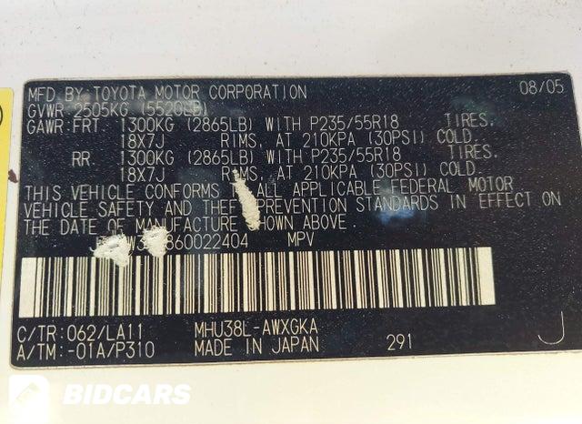 JTJHW31U860022404 2006 Lexus RX photo no. 9