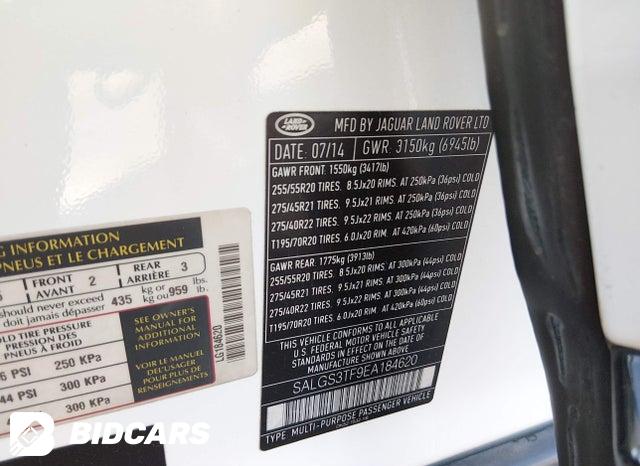SALGS3TF9EA184620 2014 Land Rover Range Rover photo no. 9