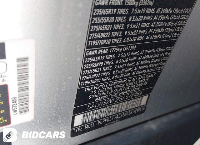 SALWS2VF2GA572469 2016 Land Rover Range Rover photo no. 9