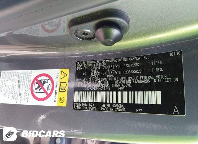 2017 Lexus RX — VIN 2T2ZZMCA4HC041351, şəkil 9