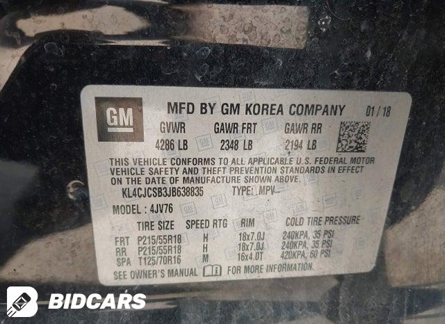 2018 Buick Encore — VIN KL4CJCSB3JB638835, şəkil 9