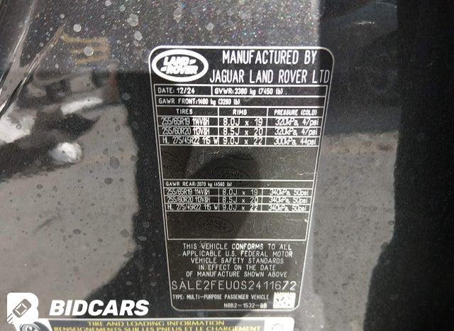 2025 Land Rover Defensor — VIN SALE2FEU0S2411672, şəkil 9