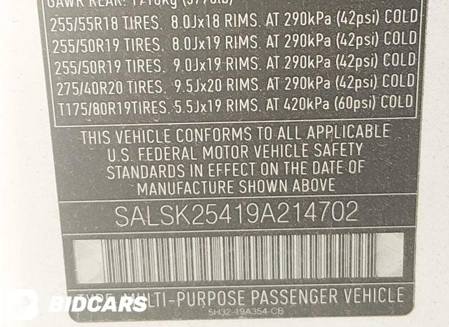 SALSK25419A214702 2009 Land Rover Range Rover photo no. 9
