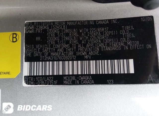 2T2HA31U76C092012 2006 Lexus RX photo no. 9