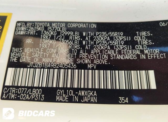 JTJZB1BA9B2405436 2011 Lexus RX photo no. 9