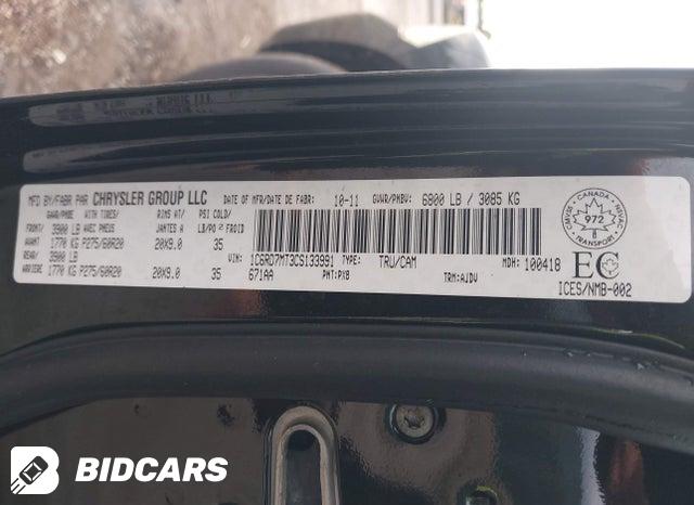 1C6RD7MT3CS133991 2012 RAM 1500 photo no. 9