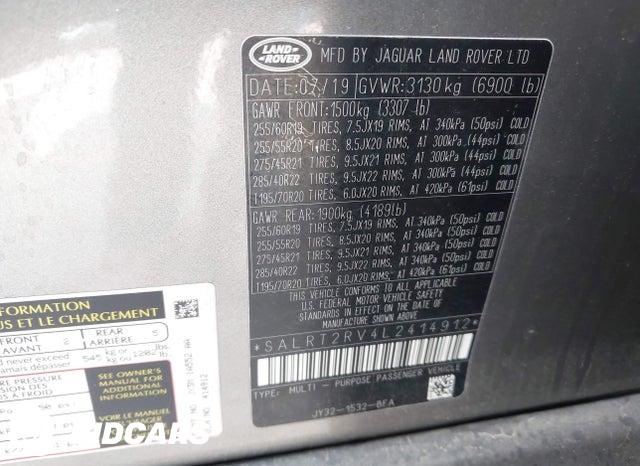 2020 Land Rover Descubrimiento — VIN SALRT2RV4L2414912, şəkil 9