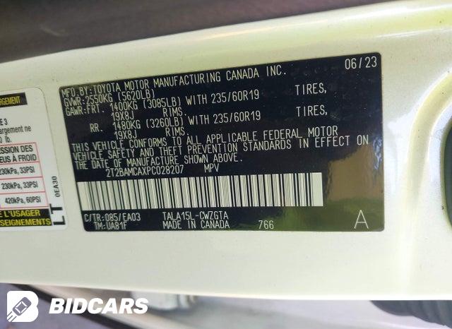 2023 Lexus RX — VIN 2T2BAMCAXPC028207, şəkil 9
