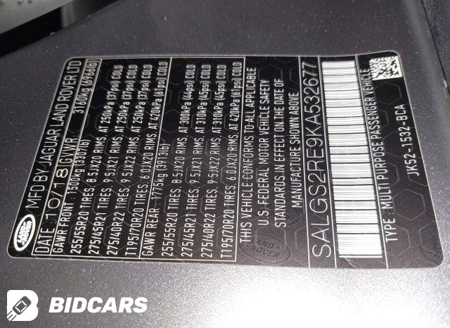 2019 Land Rover Range Rover — VIN SALGS2RE9KA532677, şəkil 9