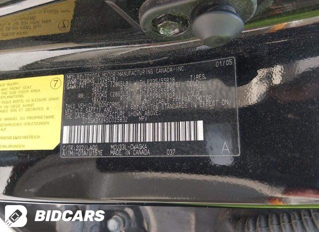 2T2GA31U45C025832 2005 Lexus RX photo no. 9