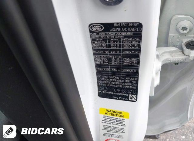 2024 Land Rover Range Rover — VIN SALZL2FX2RH234713, şəkil 9