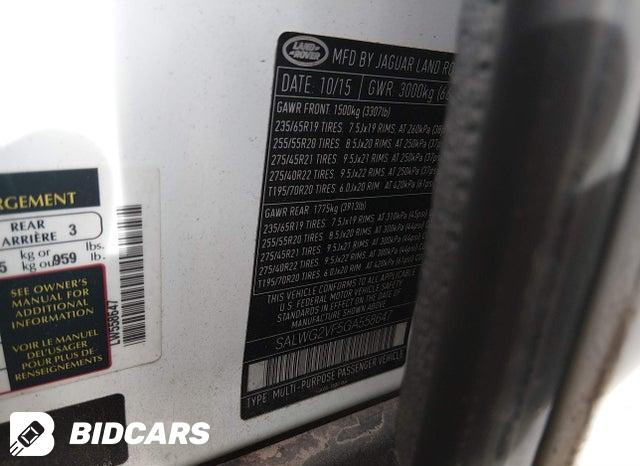2016 Land Rover Range Rover — VIN SALWG2VF5GA558647, şəkil 9
