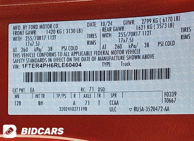 2024 Ford Ranger — VIN 1FTER4PH6RLE60404, şəkil 9