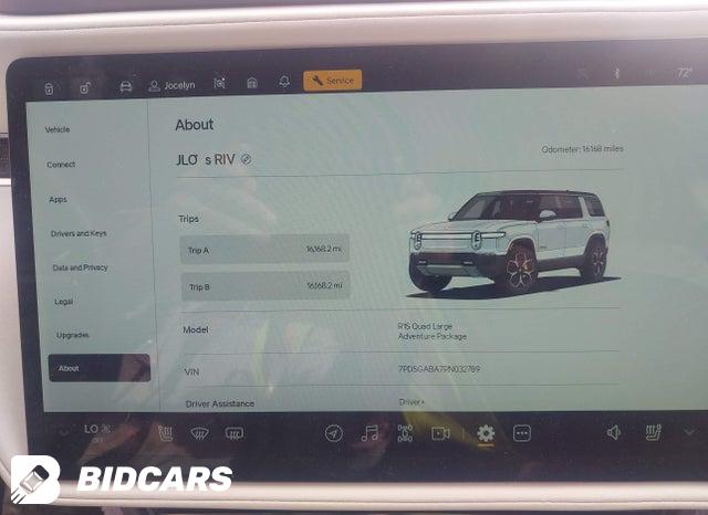 2024 Rivian R1S — VIN 7PDSGABA7RN032789, şəkil 7
