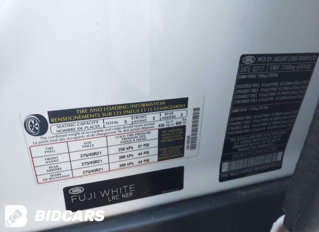 2017 Land Rover Range Rover — VIN SALWV2FE2HA142245, şəkil 9