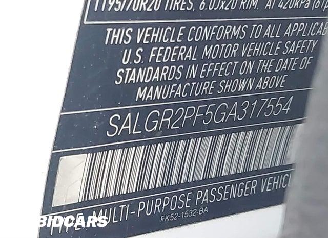 SALGR2PF5GA317554 2016 Land Rover Range Rover photo no. 9