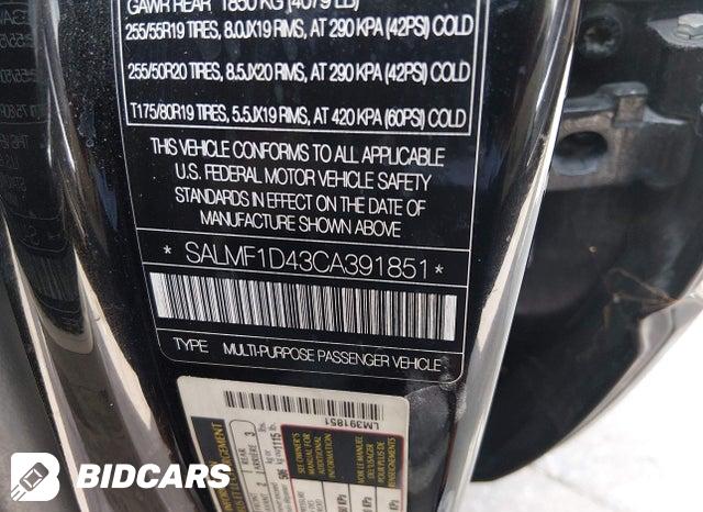 SALMF1D43CA391851 2012 Land Rover Range Rover photo no. 9