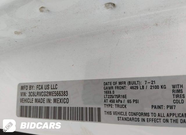 3C6LRVCG2ME566383 2021 RAM Promaster photo no. 9