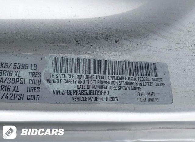 2018 RAM Promaster — VIN ZFBERFAB5J6L09883, şəkil 9