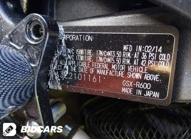 JS1GN7FA3E2101161 2014 Suzuki GSX-R600 photo no. 10