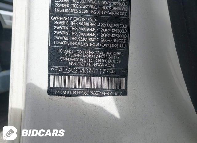 SALSK25407A117794 2007 Land Rover Range Rover photo no. 9