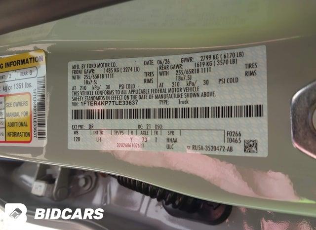 2026 Ford Ranger — VIN 1FTER4KP7TLE33637, şəkil 9