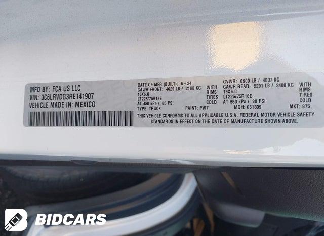 2024 RAM Promaster — VIN 3C6LRVDG3RE141907, şəkil 9